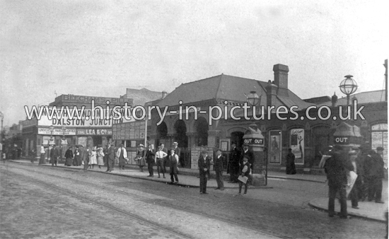NLR Station, Dalston Lane, Dalston, London. c.1910.